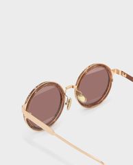 CHARLES & KEITH - Kính mát nữ gọng tròn Round Frame