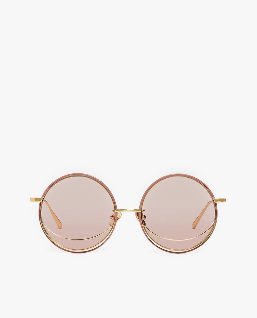 CHARLES & KEITH - Kính mát nữ gọng tròn Circle Frame