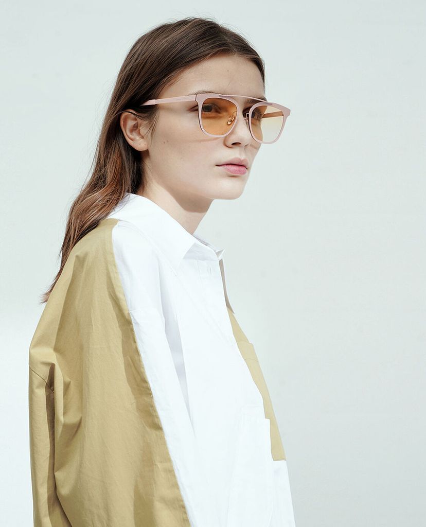 CHARLES & KEITH - Kính mát nữ gọng vuông Metal Frame