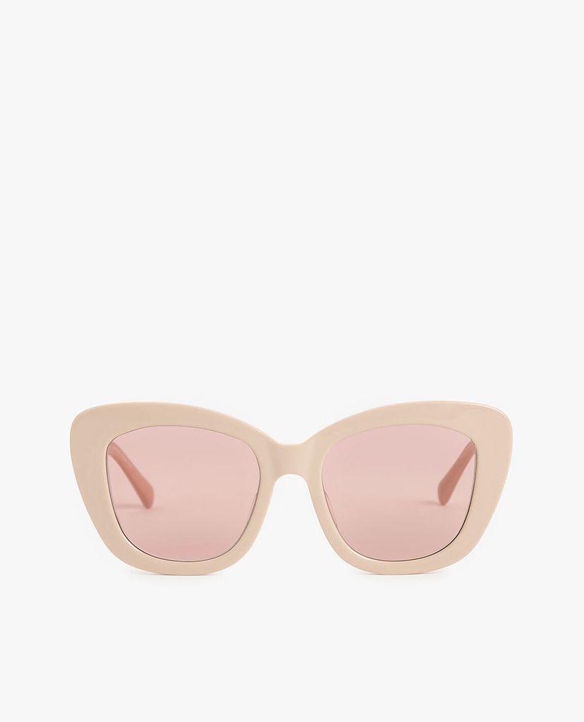 CHARLES & KEITH - Kính mát nữ gọng vuông Acetate Butterfly