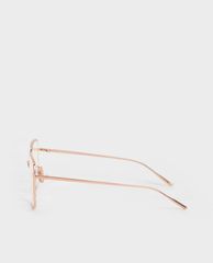 CHARLES & KEITH - Kính mát nữ gọng vuông Scallop Trim Butterfly
