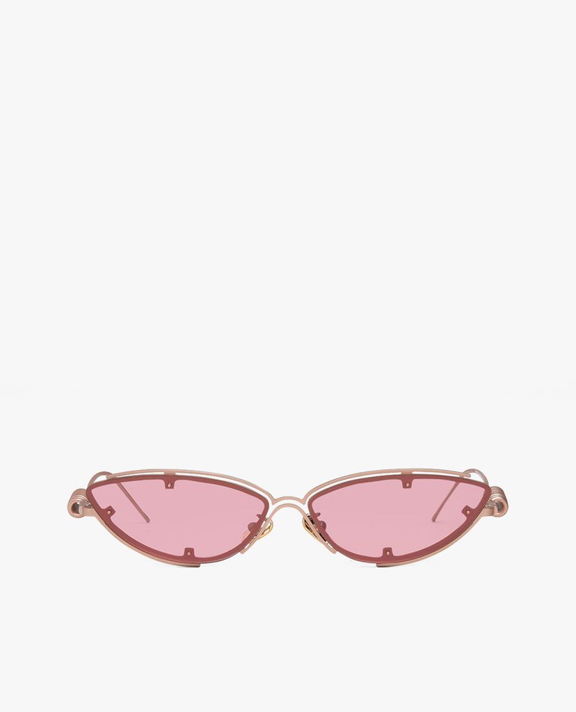 CHARLES & KEITH - Kính mát nữ mắt mèo Double Frame Cat Eye