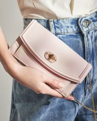 CHARLES & KEITH - Ví nữ dạng gập Stone Embellished Curved