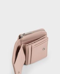CHARLES & KEITH - Ví nữ mini dạng gập Small Zip Around