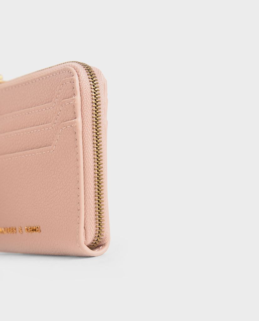 CHARLES & KEITH - Ví nữ phom vuông Multi Slot