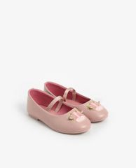 CHARLES & KEITH - Giày đế bệt trẻ em Cow Motif