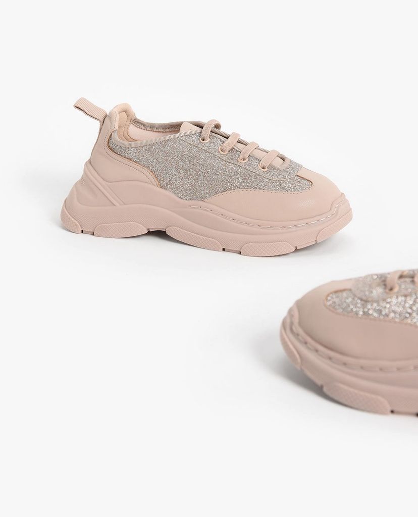 CHARLES & KEITH - Giày sneakers bé gái Two Tone Chunky