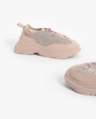 CHARLES & KEITH - Giày sneakers bé gái Two Tone Chunky