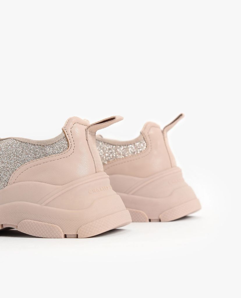CHARLES & KEITH - Giày sneakers bé gái Two Tone Chunky