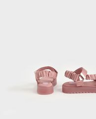 CHARLES & KEITH - Giày sandals trẻ em Fabric Ruched Sports