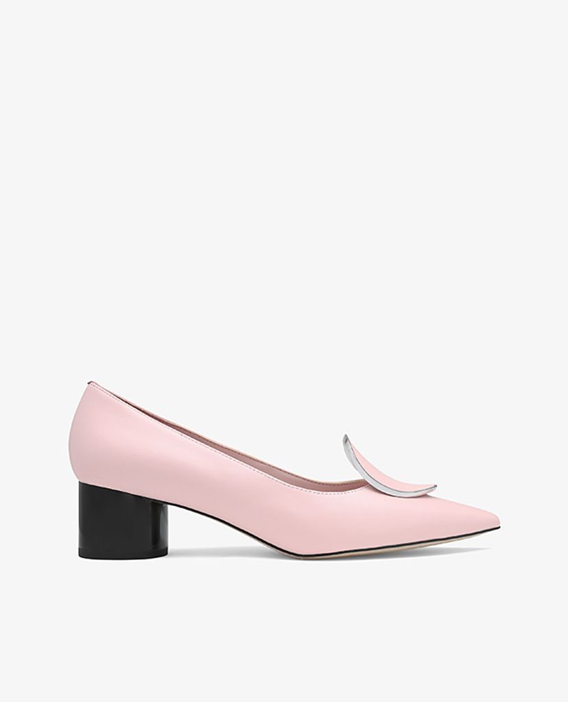PEDRO - Giày cao gót đế vuông mũi nhọn Embellished Pumps