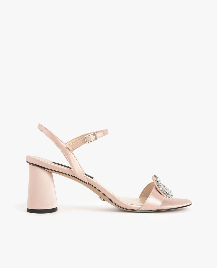 CHARLES & KEITH - Giày sandal cao gót quai ngang Wedding Collection
