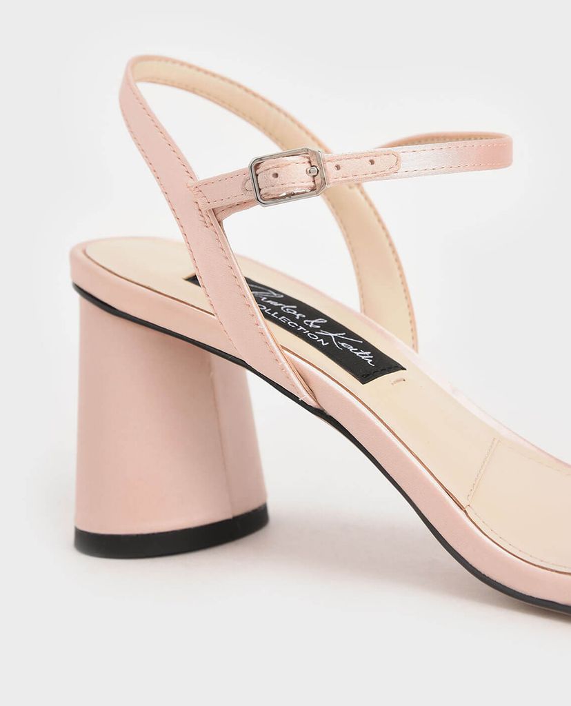 CHARLES & KEITH - Giày sandal cao gót quai ngang Wedding Collection