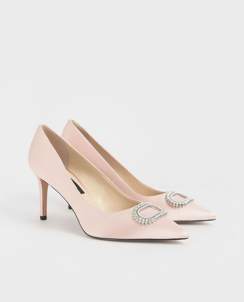 CHARLES & KEITH - Giày cao gót mũi nhọn Wedding Collection