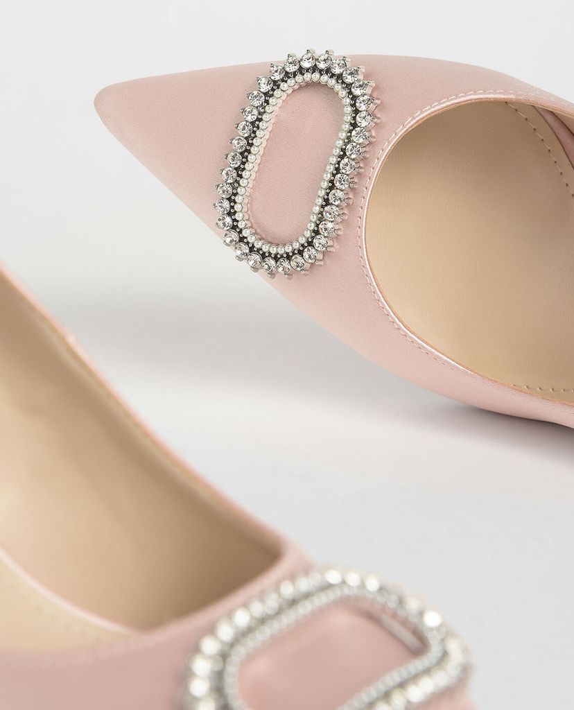CHARLES & KEITH - Giày cao gót mũi nhọn Wedding Collection
