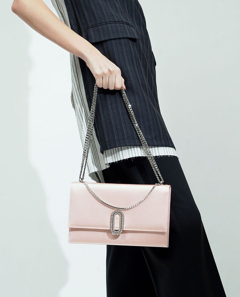 CHARLES & KEITH - Túi đeo vai chữ nhật Wedding Collection