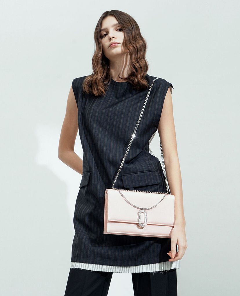 CHARLES & KEITH - Túi đeo vai chữ nhật Wedding Collection