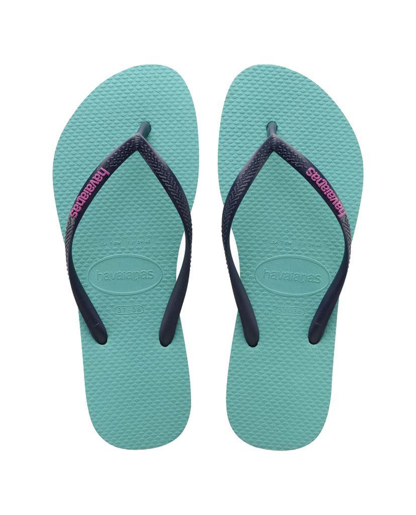 HAVAIANAS - Dép nữ Slim Logo Pop Up
