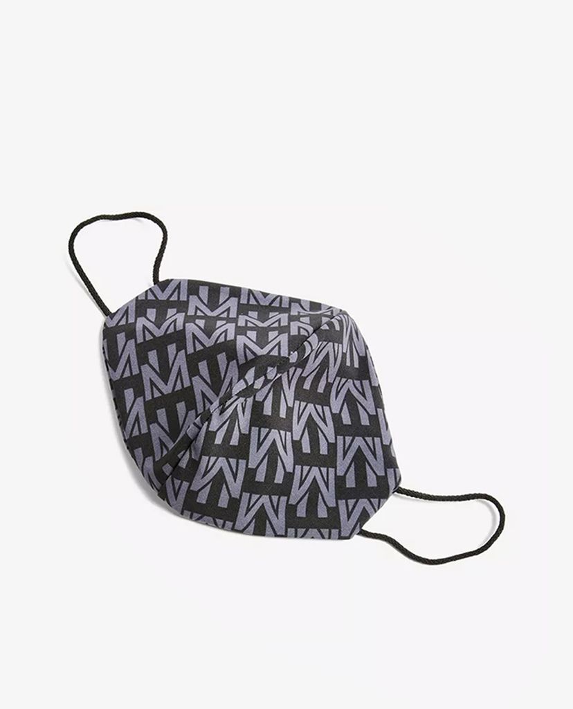 TOPMAN - Pack 2 khẩu trang vải Charcoal Grey And Monogram Print
