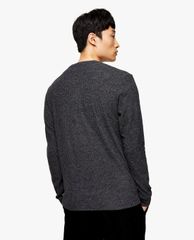 TOPMAN - Áo len nam tay dài cổ tròn phom suông thời trang