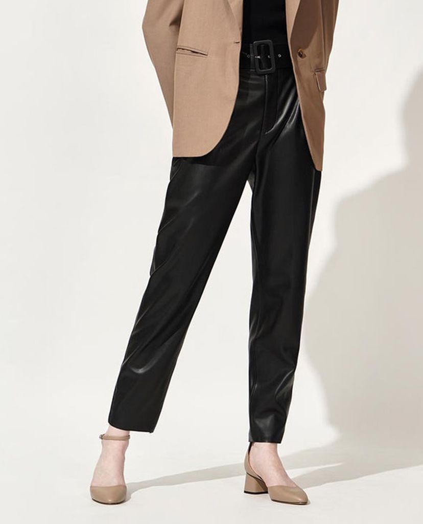 CHARLES & KEITH - Giày cao gót mũi nhọn Almond Toe Block