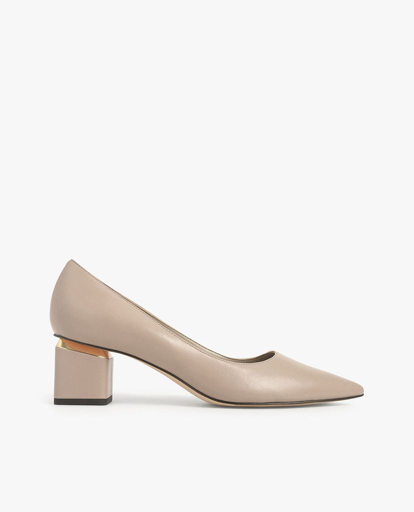 CHARLES & KEITH - Giày cao gót mũi nhọn Metal Accented Pointed