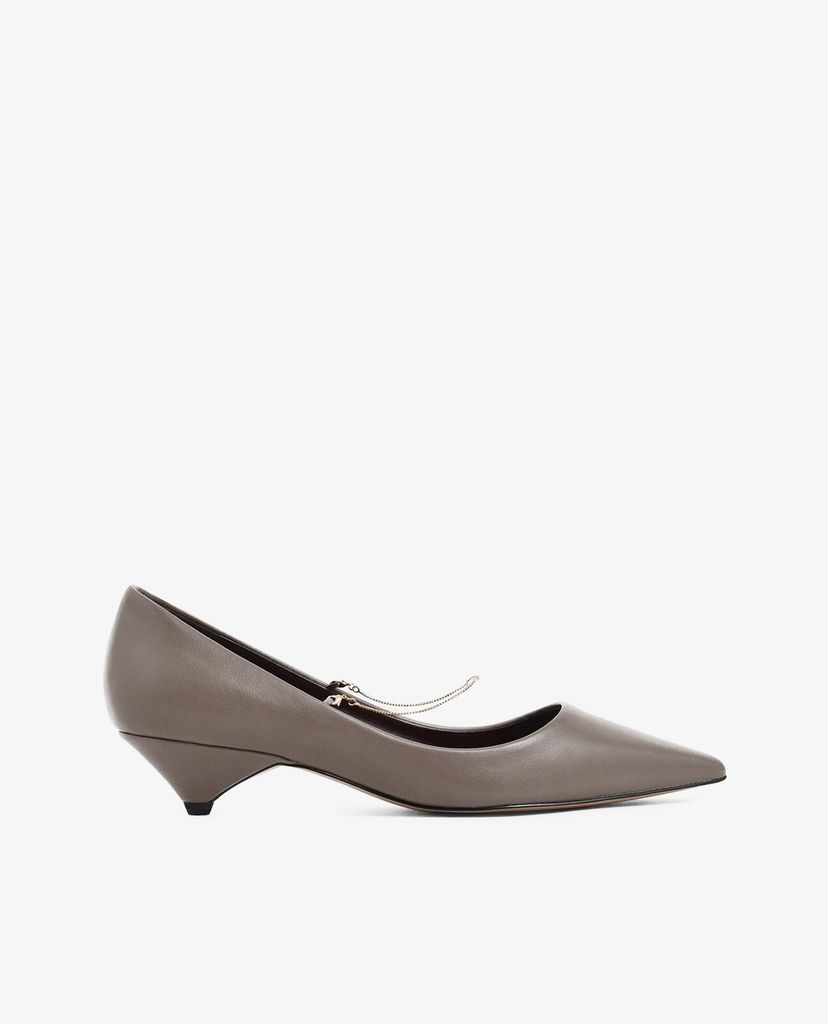 CHARLES & KEITH - Giày cao gót Thin Metal Chain Strap