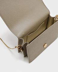 CHARLES & KEITH - Túi đeo chéo nữ chữ nhật Charm Detail
