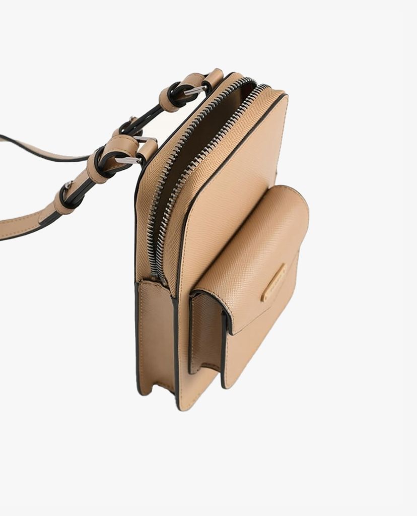PEDRO - Ví nam chữ nhật Embossed Leather Phone Pouch