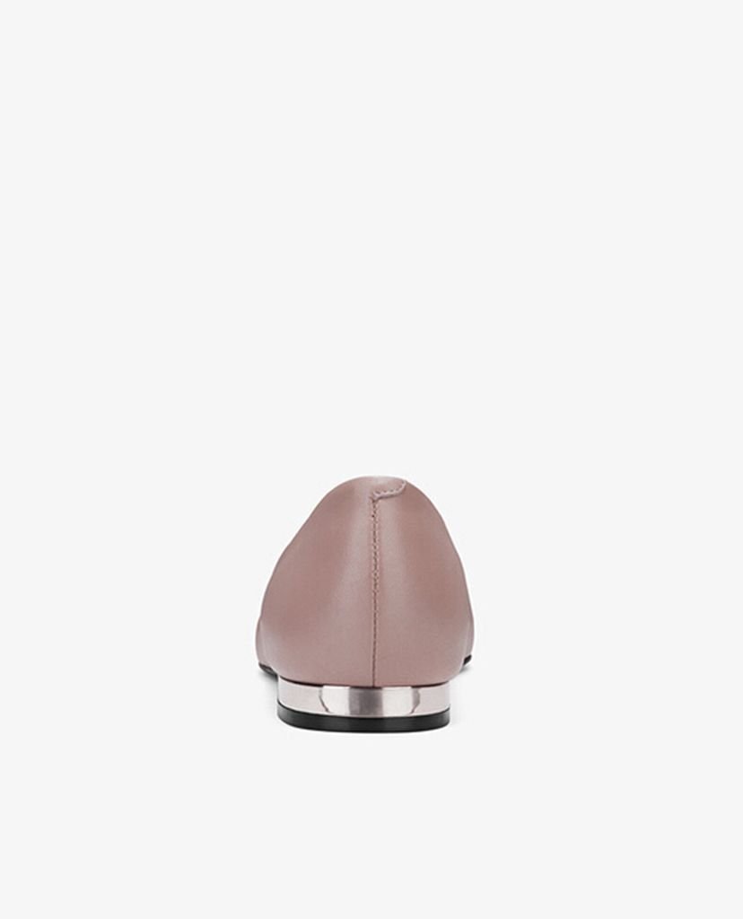 PEDRO - Giày đế bệt nữ mũi nhọn Leather Pointed Cap Toe