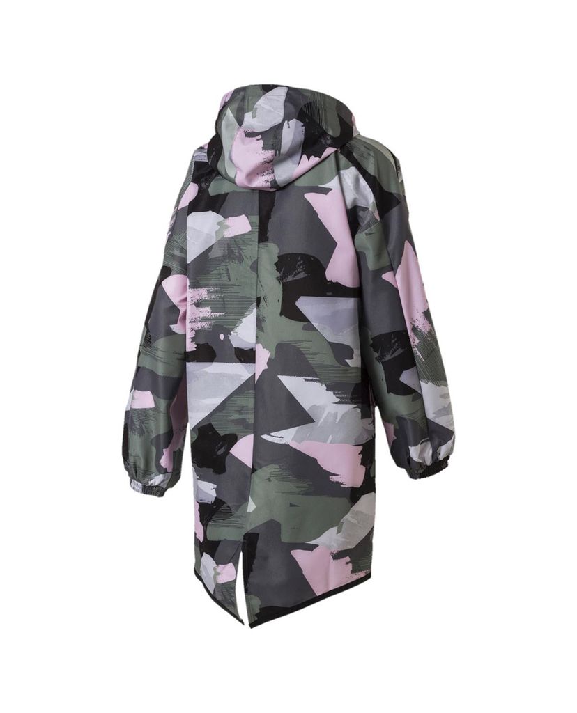 PUMA - Áo khoác nữ phom dài AOP Zip-Up Hooded Parka