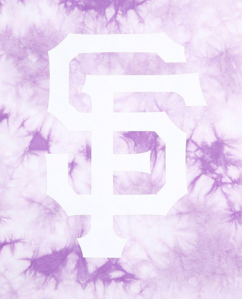 MLB - Áo thun cổ tròn ngắn tay Tie Dye Big Logo Over Fit
