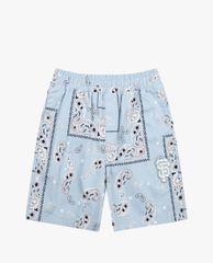 MLB - Quần shorts jeans nữ Paisley Cotton Midi Woven