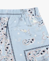MLB - Quần shorts jeans nữ Paisley Cotton Midi Woven