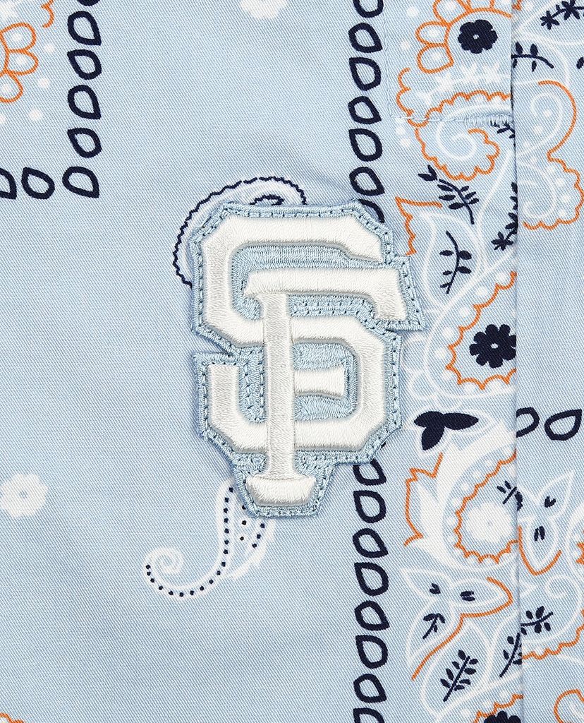 MLB - Quần shorts jeans nữ Paisley Cotton Midi Woven