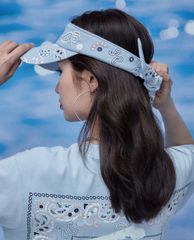 MLB - Nón visor nửa đầu Paisley