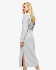 TOPSHOP - Đầm midi tay dài cổ tròn phom suông thời trang