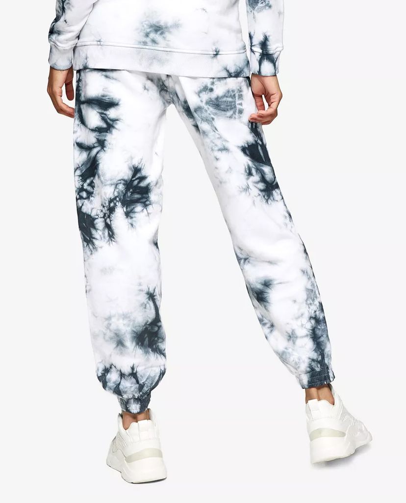 TOPSHOP - Quần jogger nữ lưng thun Grey Tie Dye