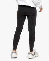 TOPSHOP - Quần leggings nữ lưng cao PETITE Grey Washed