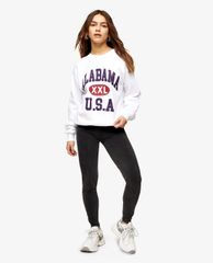 TOPSHOP - Quần leggings nữ lưng cao PETITE Grey Washed
