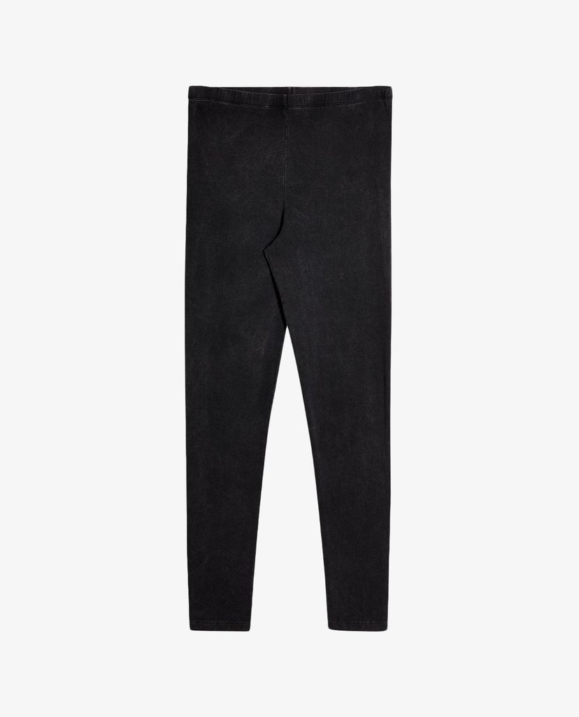 TOPSHOP - Quần leggings nữ lưng cao PETITE Grey Washed