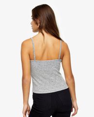 TOPSHOP - Áo kiểu nữ hai dây Grey Cosy Brushed Vest