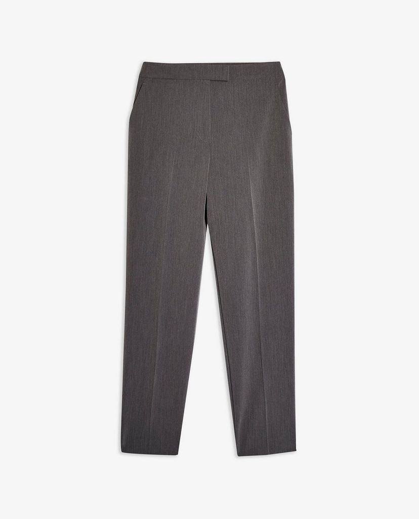 TOPSHOP - Quần tây nữ lưng cao phom suông Grey Cigarette