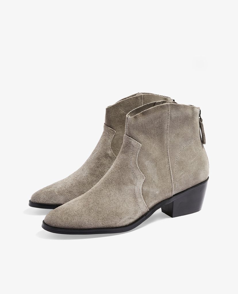 TOPSHOP - Giày boots nữ mũi nhọn BETTY Western Ankle