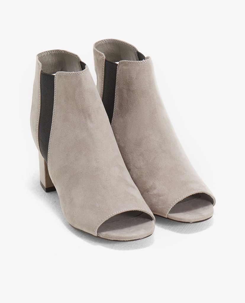 TOPSHOP - Giày boots nữ hở mũi DIP Chelsea