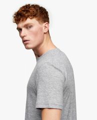 TOPMAN - Áo thun nam ngắn tay phom suông Classic Fit Rib