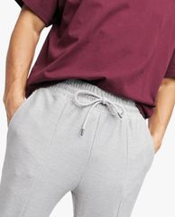 TOPMAN - Quần jogger nam lưng thun Grey Twill