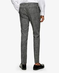 TOPMAN - Quần tây nam Grey Check Skinny