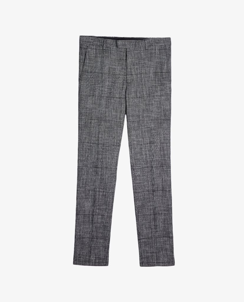 TOPMAN - Quần tây nam Grey Check Skinny