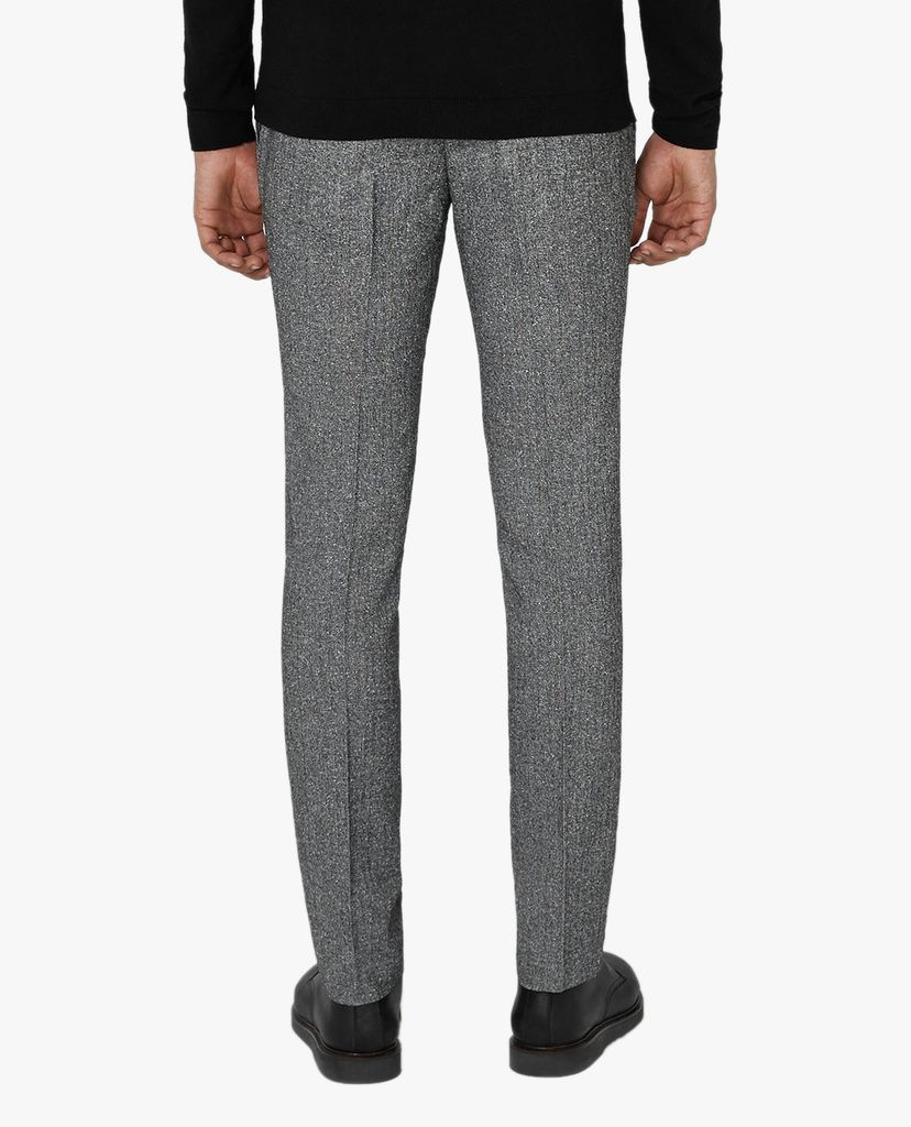 TOPMAN - Quần tây nam phom ôm Gray Salt And Pepper